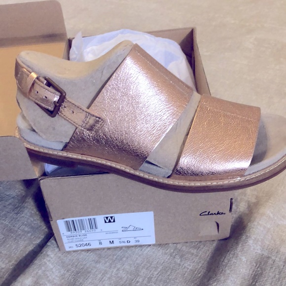Clarks Shoes - Clarks Corsio Slide Sandals.        New in Box
